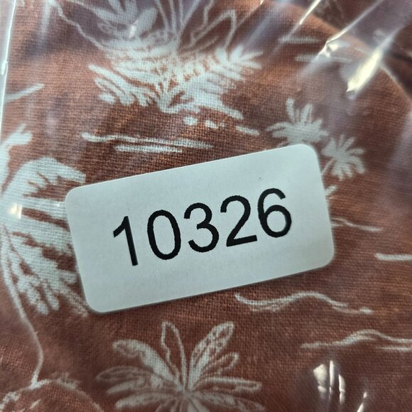 Womens Ana Rust Brown Shorts Palm Tree Print Linen Rayon Blend 6" Inseam XXL - Picture 9 of 9